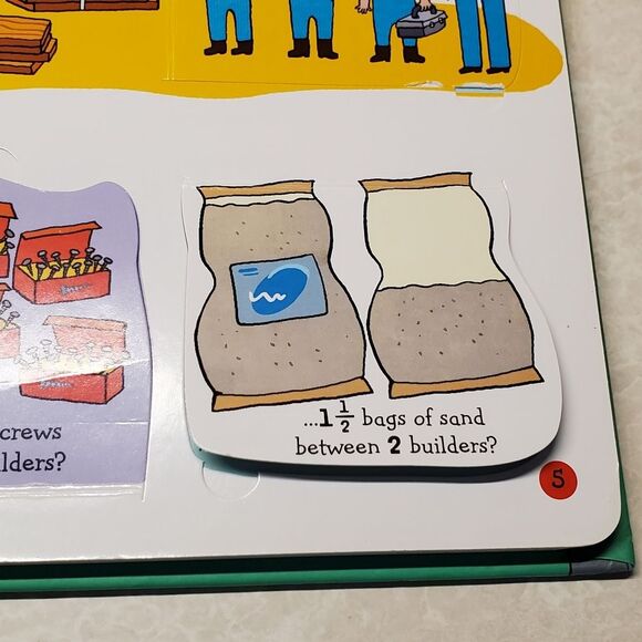 Lift The Flap Fractions And Decimals By Rosie Dickins (Hardcover) 2016 - Picture 5 of 9